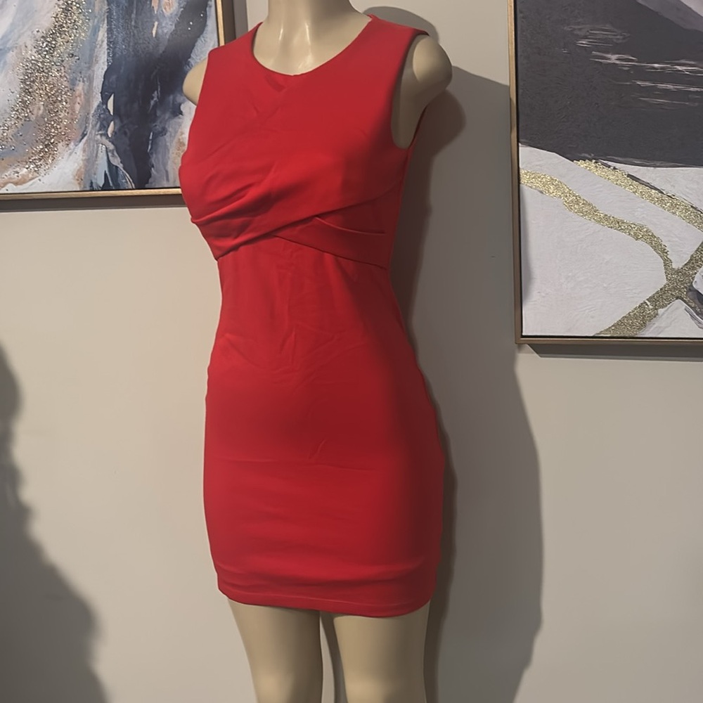 Bailey 44 Casual Red Dress Size XS - Picture 2 of 5